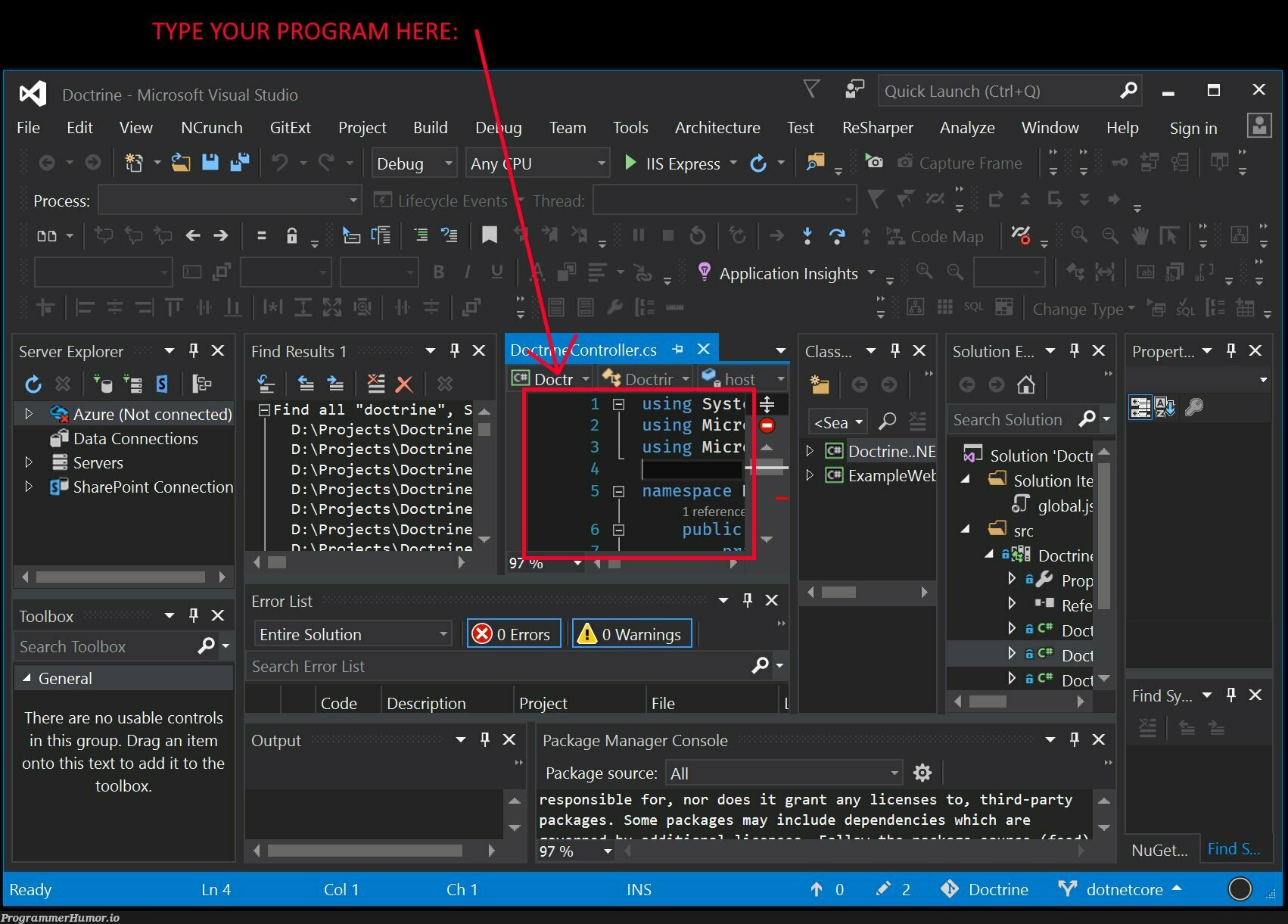 Knowing how to program is becoming more and more important. Here is how you start: | code-memes, program-memes, test-memes, bug-memes, global-memes, git-memes, visual studio-memes, list-memes, azure-memes, class-memes, dart-memes, warning-memes, error-memes, debug-memes, search-memes, microsoft-memes, IT-memes, console-memes, public-memes, manager-memes, dependencies-memes | ProgrammerHumor.io