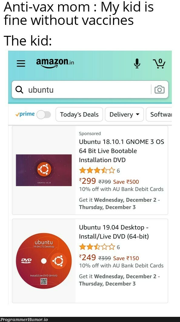 Bruh moment | ubuntu-memes, IT-memes, rds-memes | ProgrammerHumor.io