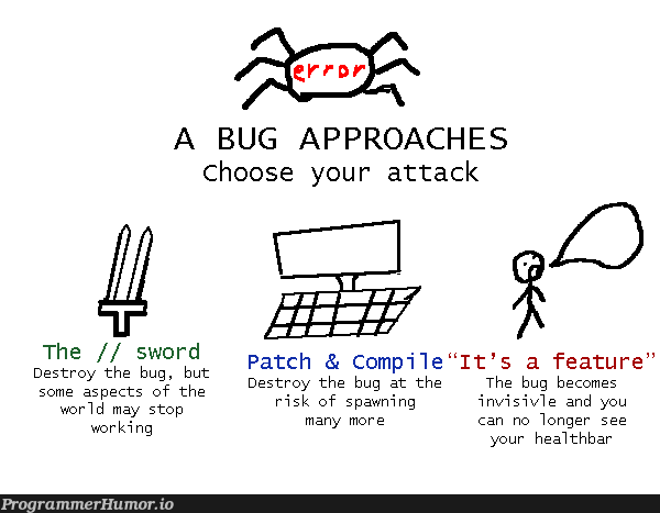 I put too much effort into this | bug-memes, feature-memes | ProgrammerHumor.io