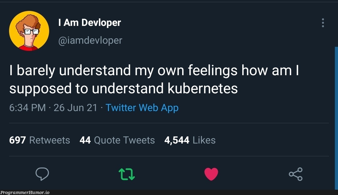 mood | web-memes, kubernetes-memes, twitter-memes, retweet-memes | ProgrammerHumor.io