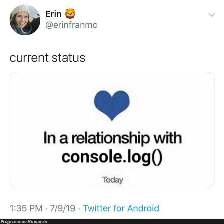 Relationship status | android-memes, console-memes, twitter-memes | ProgrammerHumor.io