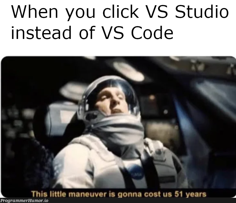 Its a serious problem :) | code-memes, vs code-memes, cli-memes | ProgrammerHumor.io