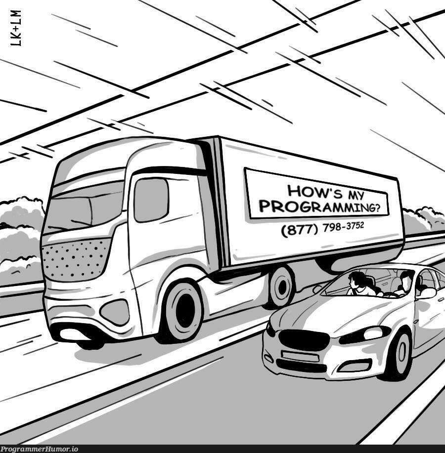 Self-Driving Trucks | ProgrammerHumor.io