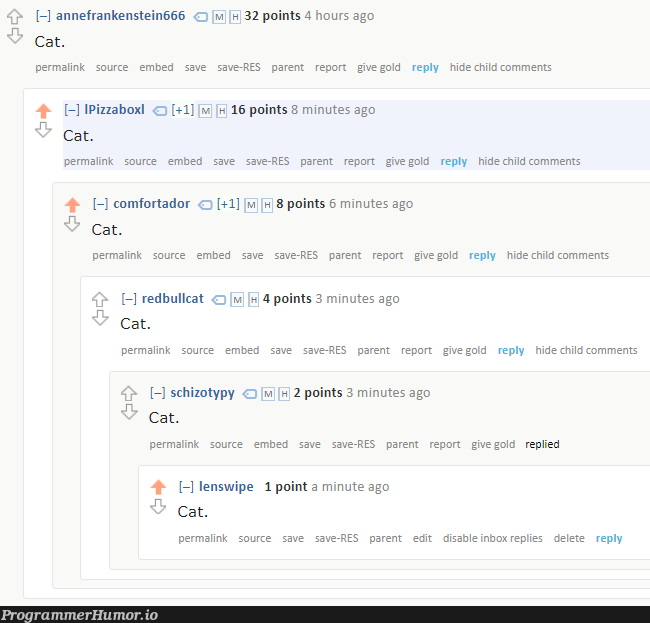 The point counts on these comments | ide-memes, comment-memes | ProgrammerHumor.io