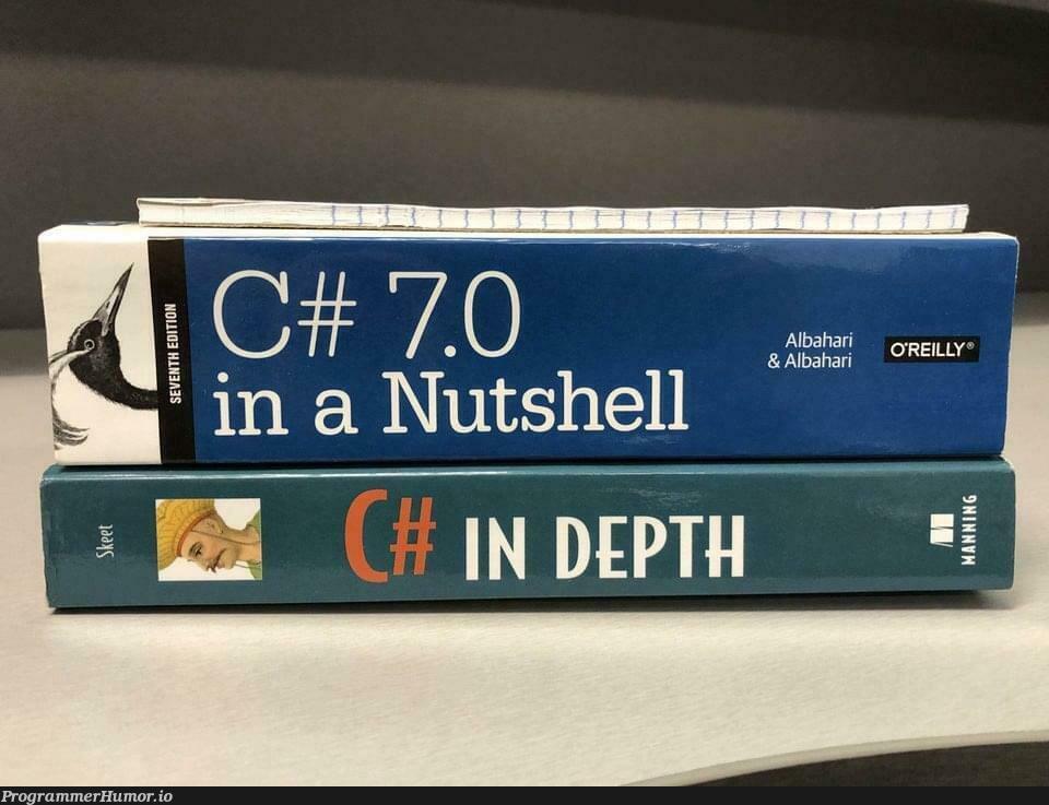 I feel like one of these books is misleading me | shell-memes | ProgrammerHumor.io