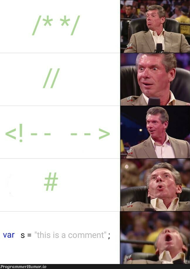 //a comments meme | comment-memes | ProgrammerHumor.io