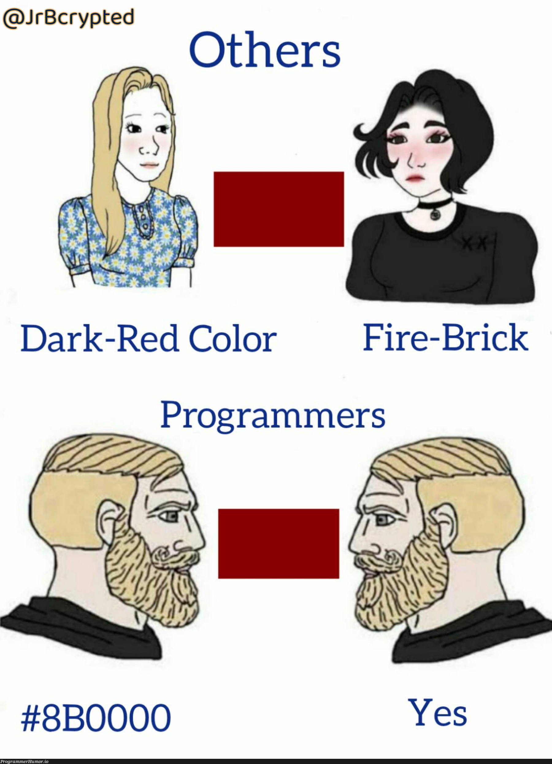 Hex Codes only! | programmer-memes, code-memes, program-memes | ProgrammerHumor.io