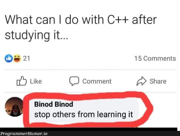C++ after | c++-memes, IT-memes, comment-memes | ProgrammerHumor.io