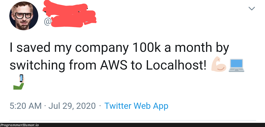 New measures to cut costs? | web-memes, aws-memes, loc-memes, twitter-memes | ProgrammerHumor.io