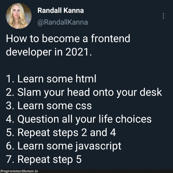 Step to success | developer-memes, html-memes, css-memes, javascript-memes, java-memes, frontend-memes, ML-memes, cs-memes | ProgrammerHumor.io