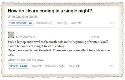 A Perfect Answer! | coding-memes, web-memes, google-memes, excel-memes, laptop-memes, comment-memes | ProgrammerHumor.io