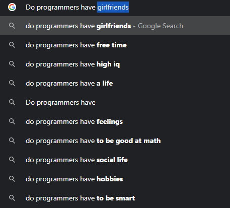 I've lost all hope in humanity | programmer-memes, program-memes, google-memes, google search-memes, search-memes | ProgrammerHumor.io