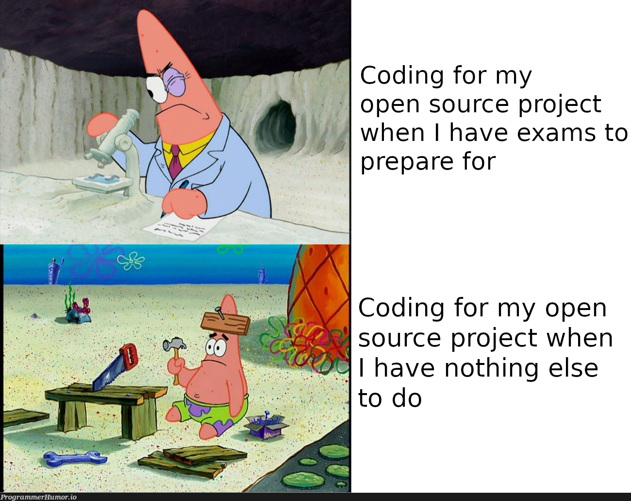 seems I will be failing my online exams | coding-memes, open source-memes | ProgrammerHumor.io