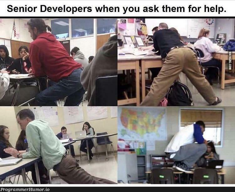 Senior devs 😀 | devs-memes | ProgrammerHumor.io