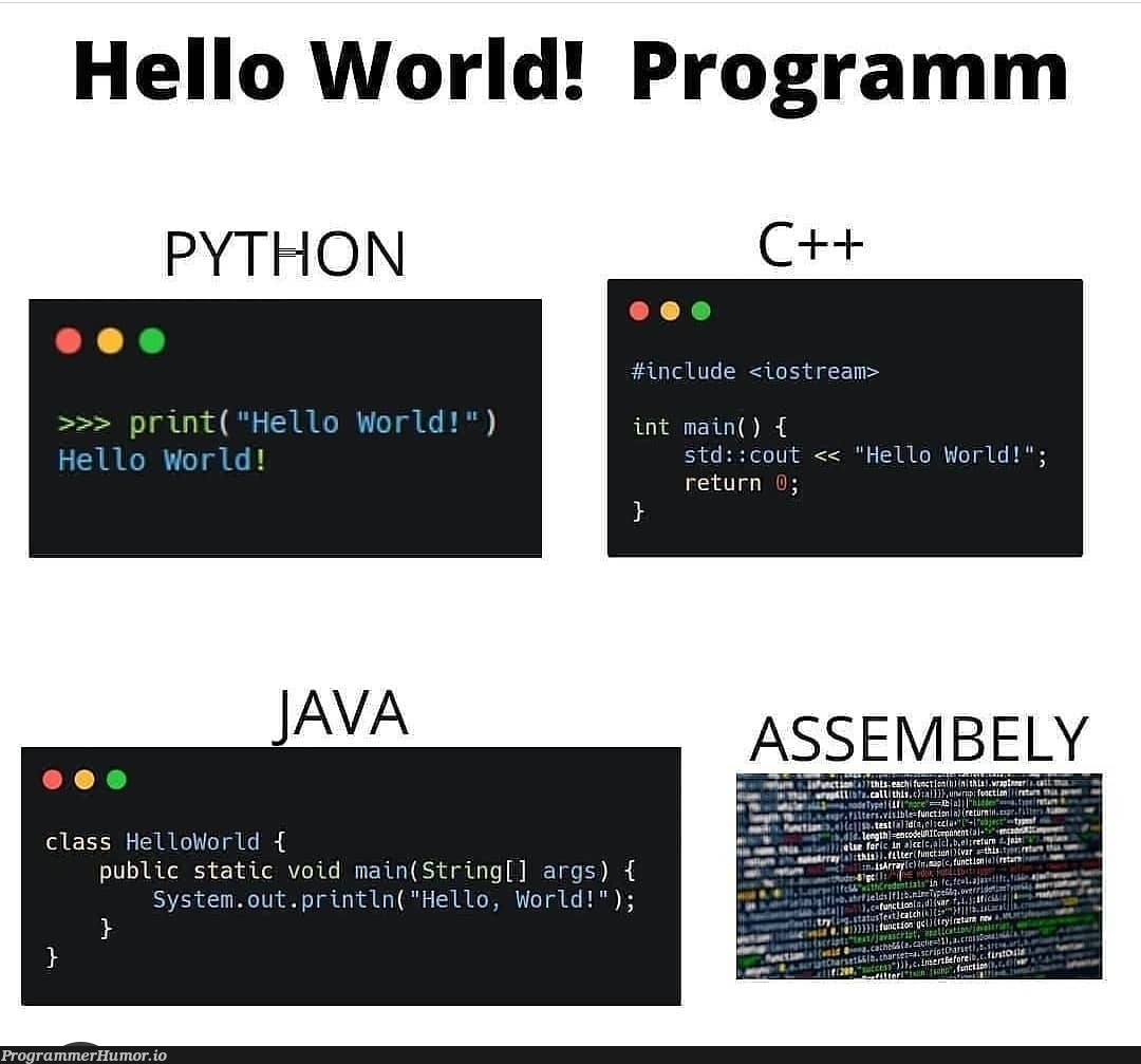 Python rocks | python-memes, program-memes, c++-memes, ios-memes, string-memes, class-memes, stream-memes, public-memes | ProgrammerHumor.io