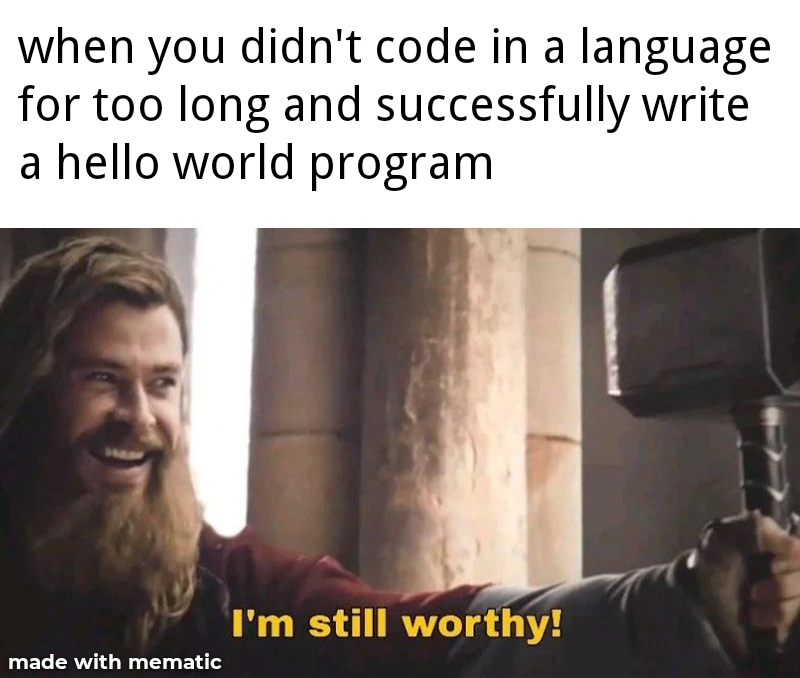 C++ for me | code-memes, program-memes, c++-memes, language-memes | ProgrammerHumor.io