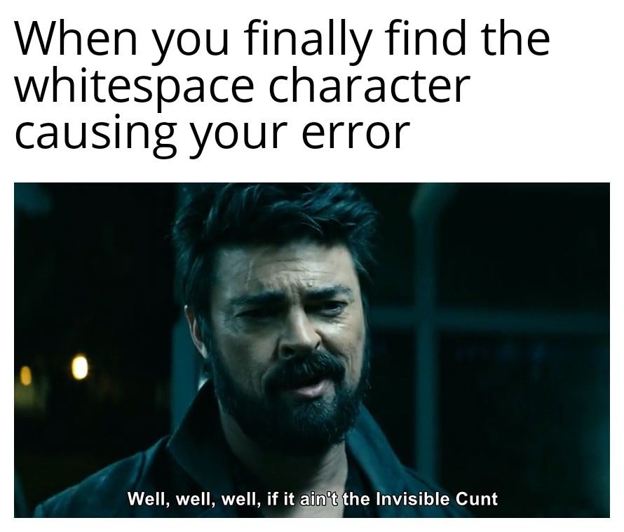 Text parsing is hard | parsing-memes, error-memes, IT-memes, space-memes | ProgrammerHumor.io