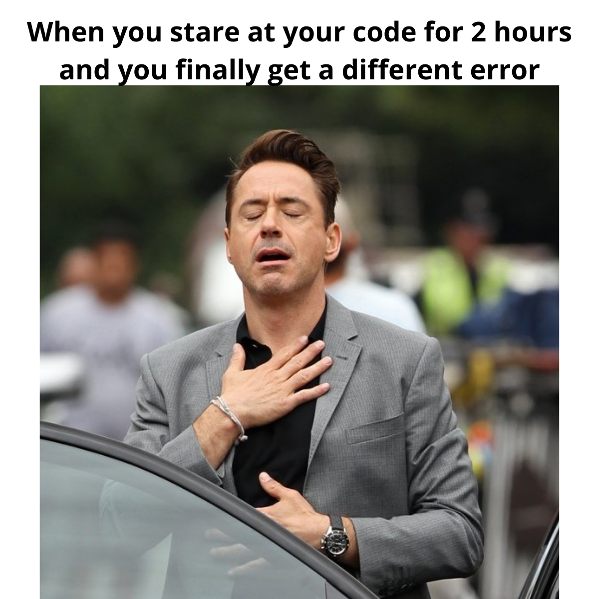 Ah yes a red coloured error | code-memes, error-memes | ProgrammerHumor.io