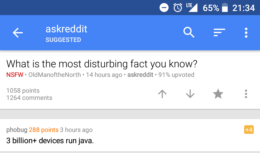 This guy knows what's up. | java-memes, bug-memes, reddit-memes, comment-memes | ProgrammerHumor.io