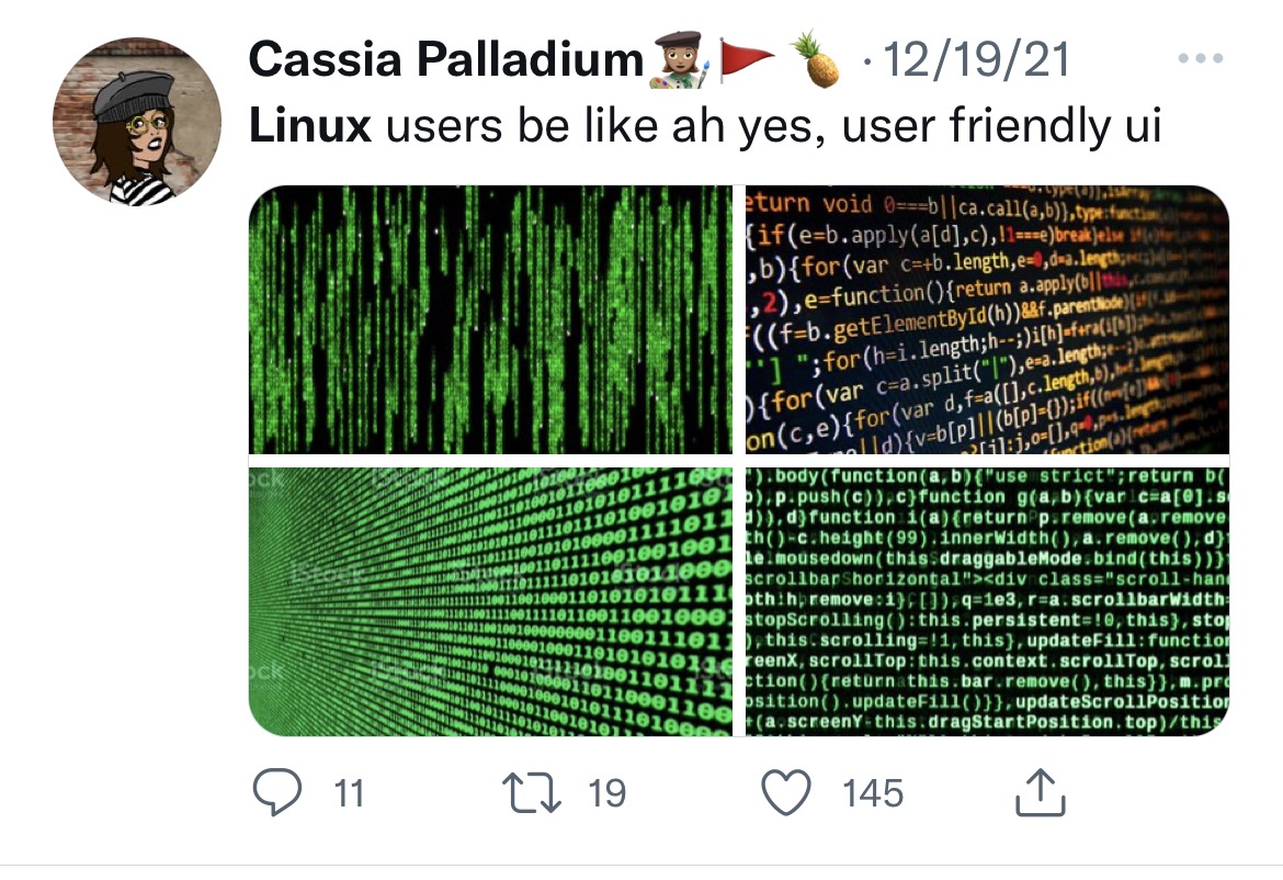 I don’t think this is funny. | linux-memes, ux-memes, function-memes, date-memes, div-memes | ProgrammerHumor.io