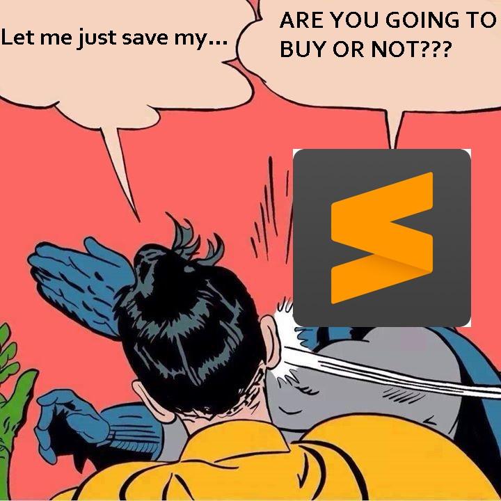 Sublime | ProgrammerHumor.io