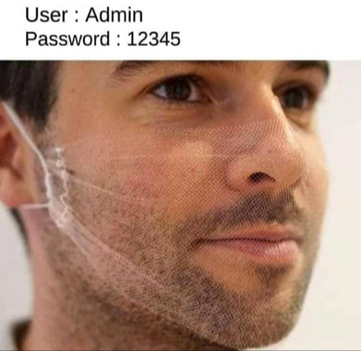 Security level infinity | password-memes, security-memes | ProgrammerHumor.io