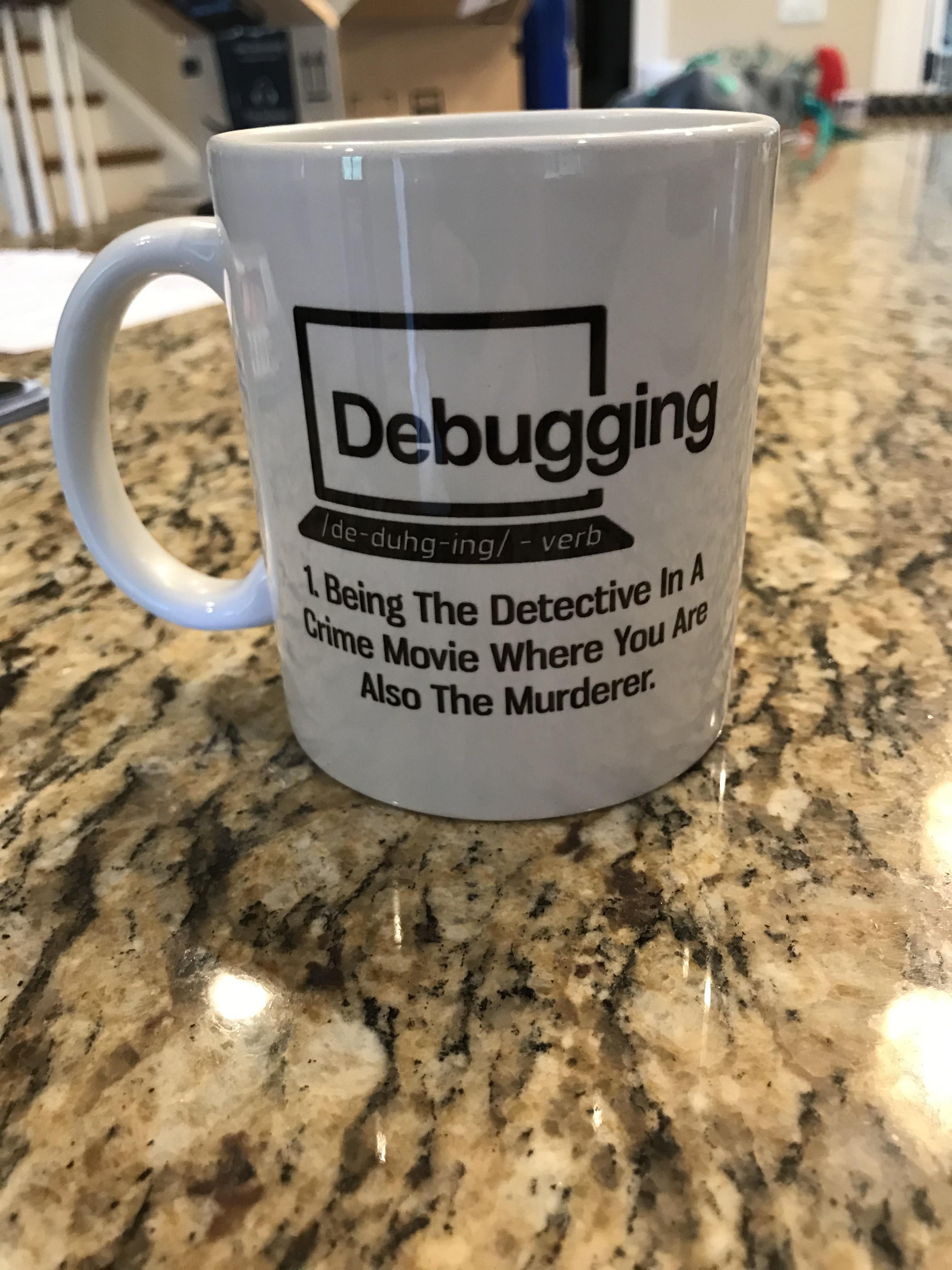 My manager for my summer internship sent me this mug as a thank you for this summer and I thought it was awesome :) | IT-memes, manager-memes | ProgrammerHumor.io