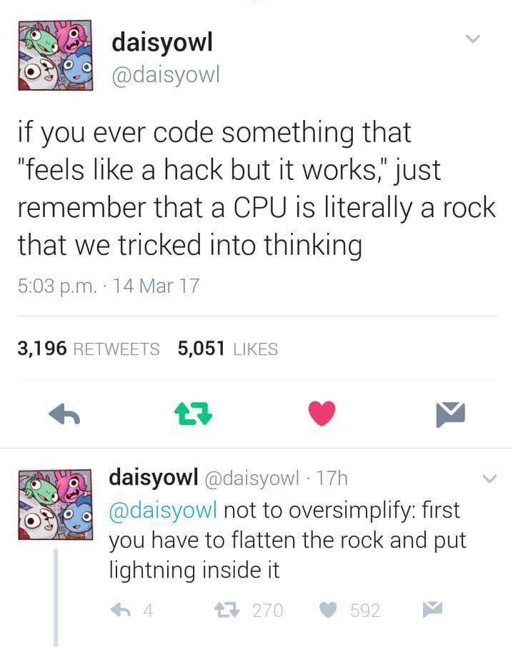 He is got a point | code-memes, IT-memes, ide-memes, retweet-memes | ProgrammerHumor.io