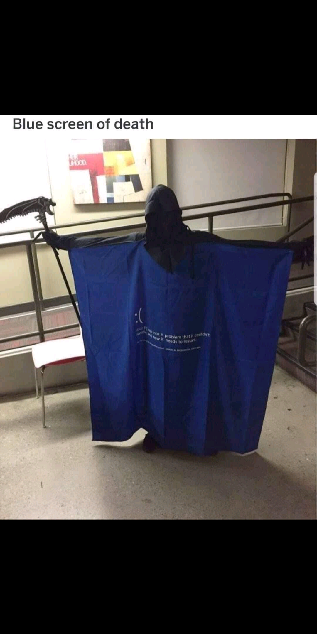 Blue screen of death Halloween costume! | ProgrammerHumor.io