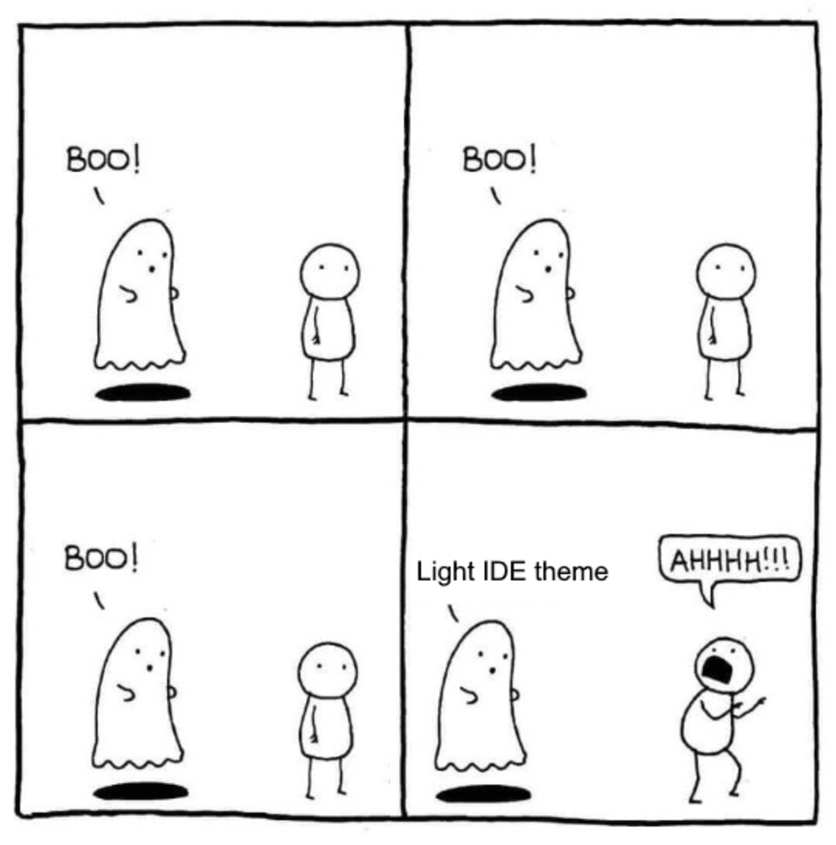 Light IDE theme | ide-memes | ProgrammerHumor.io