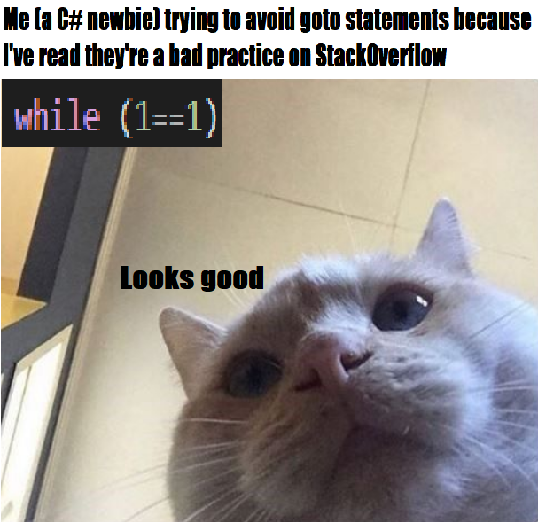 I'm trying, really | stack-memes, try-memes, c#-memes | ProgrammerHumor.io