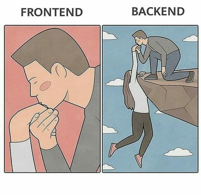 How it looks versus how it feels | backend-memes, frontend-memes, IT-memes | ProgrammerHumor.io