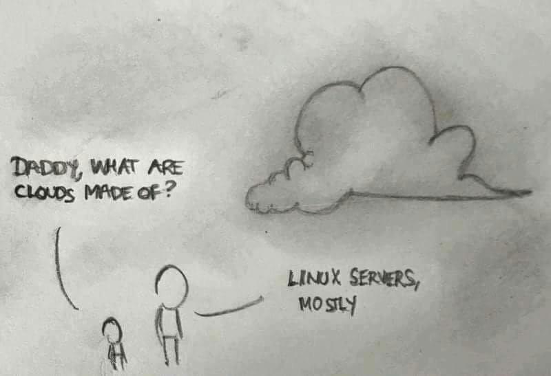 What are clouds made of? | cloud-memes | ProgrammerHumor.io