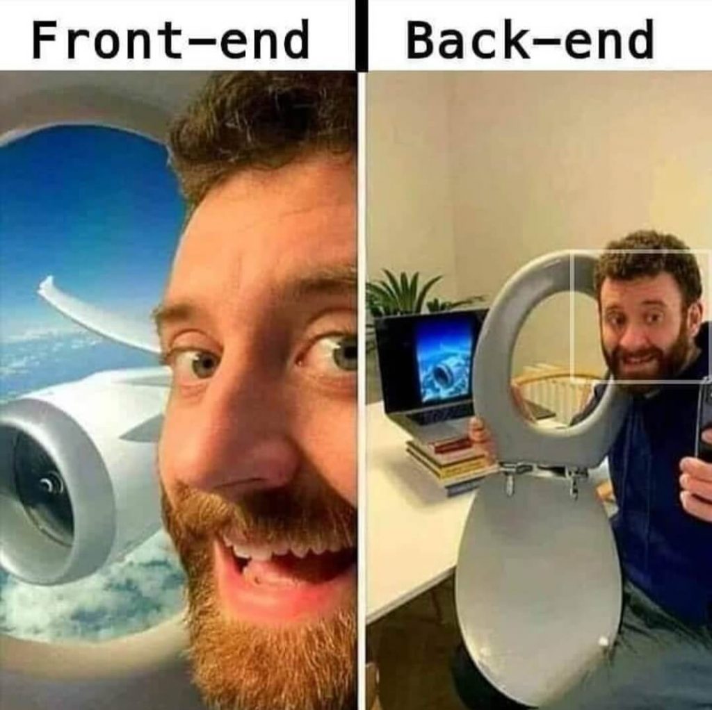 Big difference | front-end-memes, back-end-memes | ProgrammerHumor.io