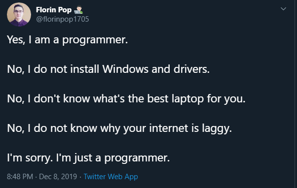 Programmer’s dilema | programmer-memes, web-memes, program-memes, windows-memes, internet-memes, laptop-memes, twitter-memes | ProgrammerHumor.io