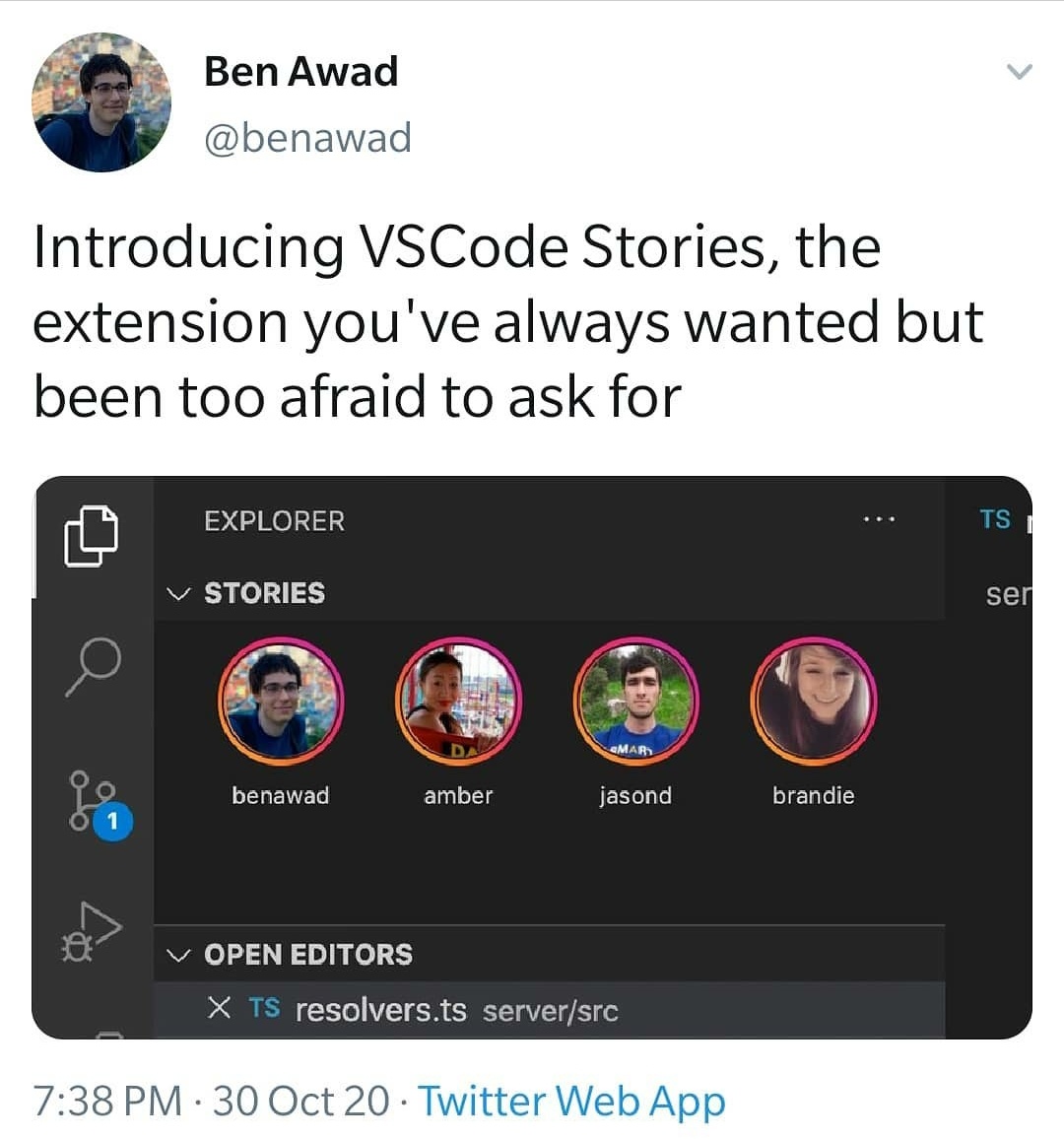 Finally. | code-memes, web-memes, server-memes, vscode-memes, twitter-memes | ProgrammerHumor.io