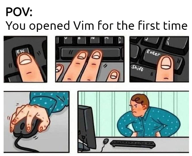 shutting down your PC is always an option | vim-memes | ProgrammerHumor.io