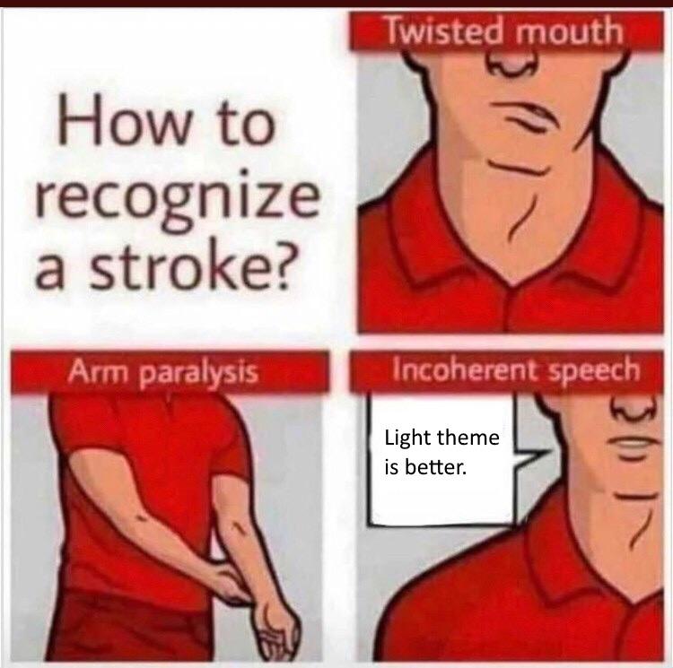 When a programmer has a stroke | programmer-memes, program-memes | ProgrammerHumor.io