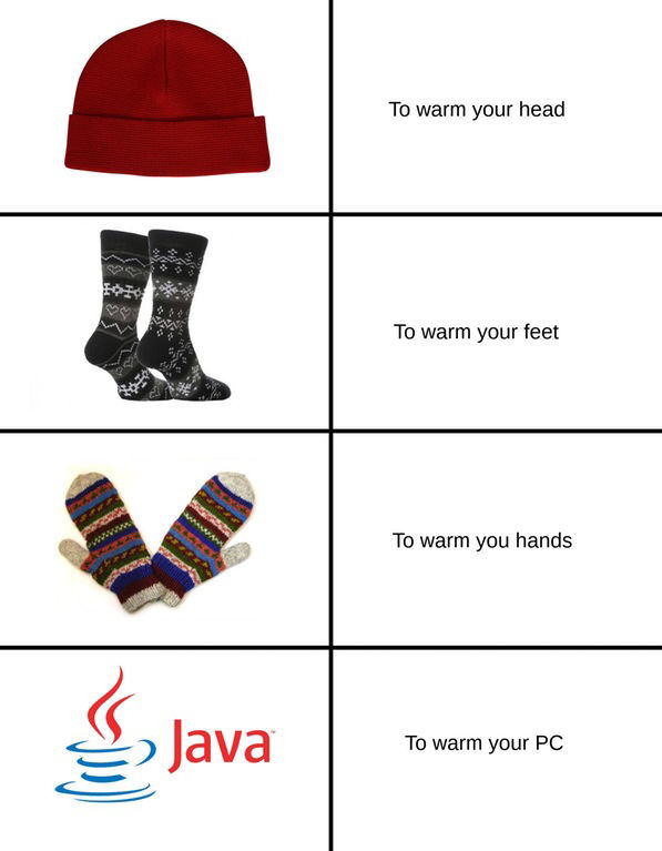 Keep your PC warm | ProgrammerHumor.io