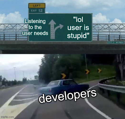 Always the user's fault | ProgrammerHumor.io