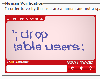 That's one brave captcha dev | ProgrammerHumor.io