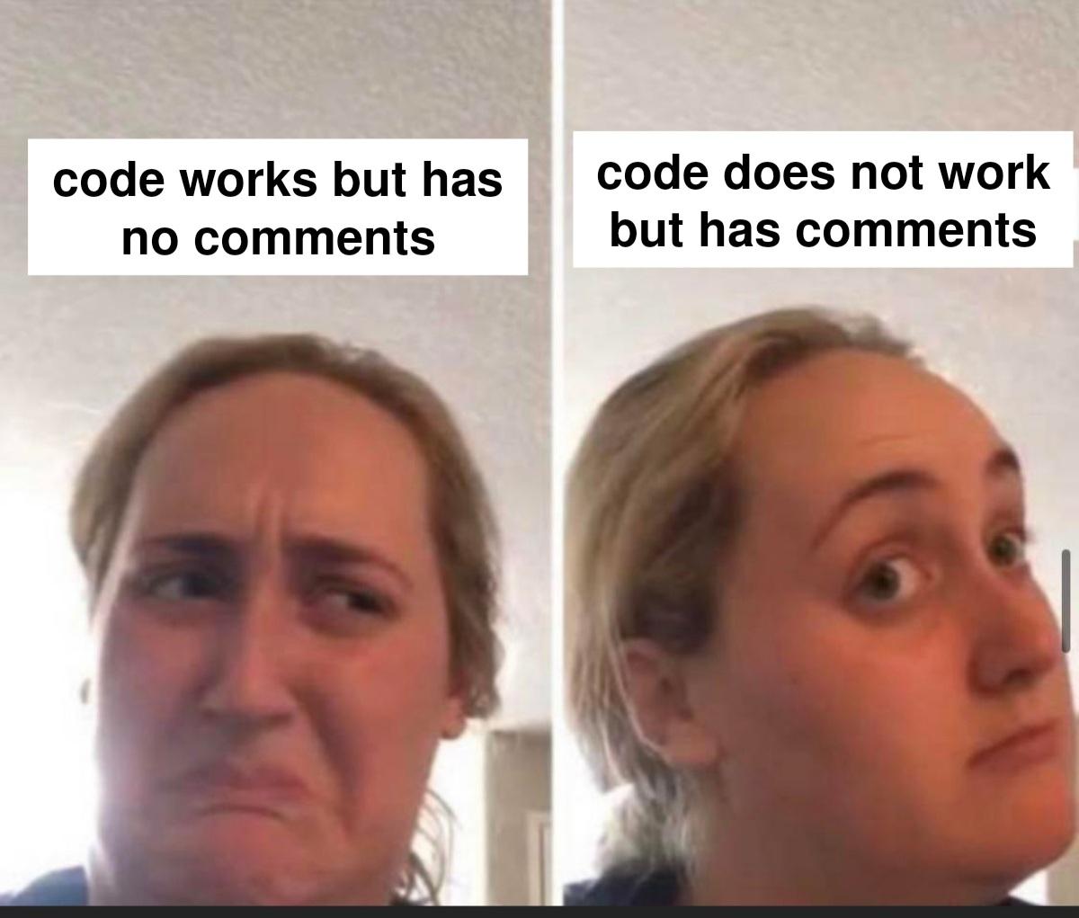 Comments matter | code-memes, comment-memes | ProgrammerHumor.io