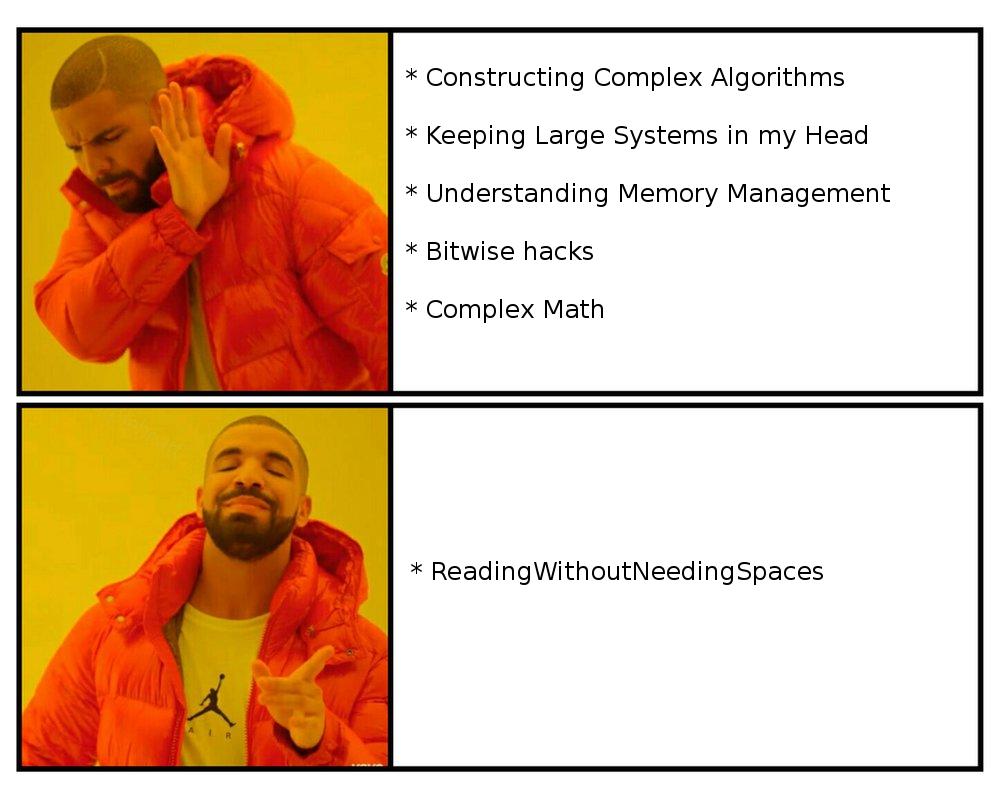 Skills I've gained from learning programming for the last year. | programming-memes, management-memes, program-memes, algorithm-memes, algorithms-memes, space-memes | ProgrammerHumor.io