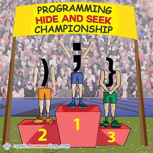 Programming hide and seek championship | programming-memes, program-memes, ide-memes | ProgrammerHumor.io