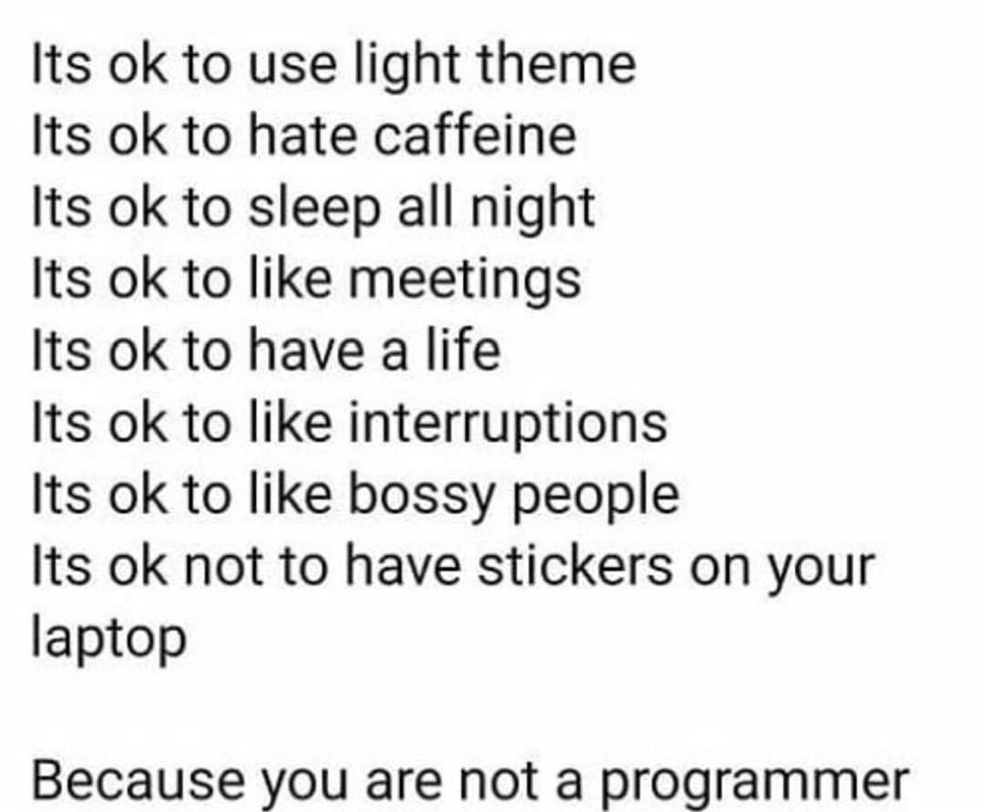 Who disagrees? | programmer-memes, program-memes, laptop-memes | ProgrammerHumor.io