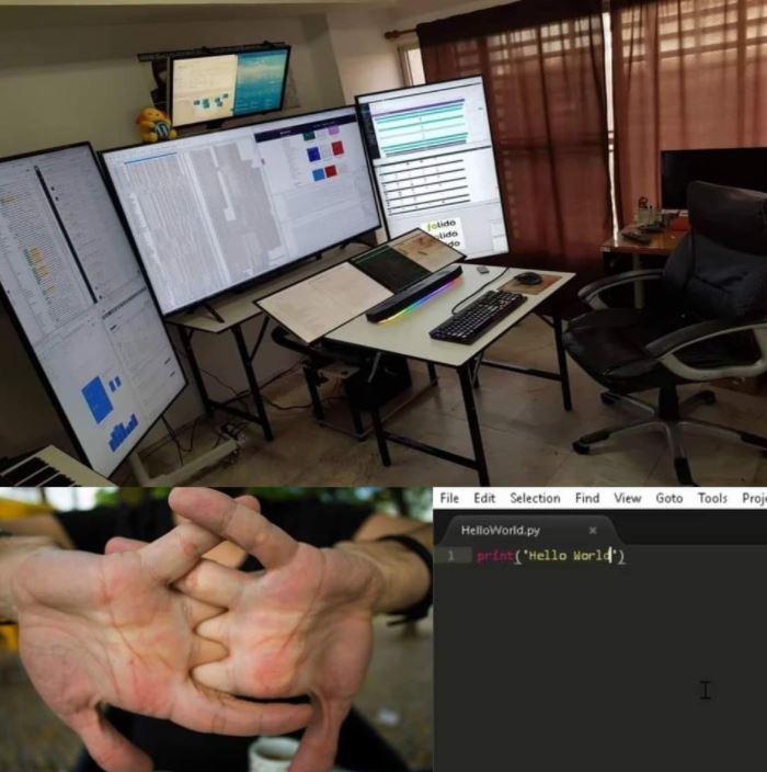 Dat setup tho. | ProgrammerHumor.io