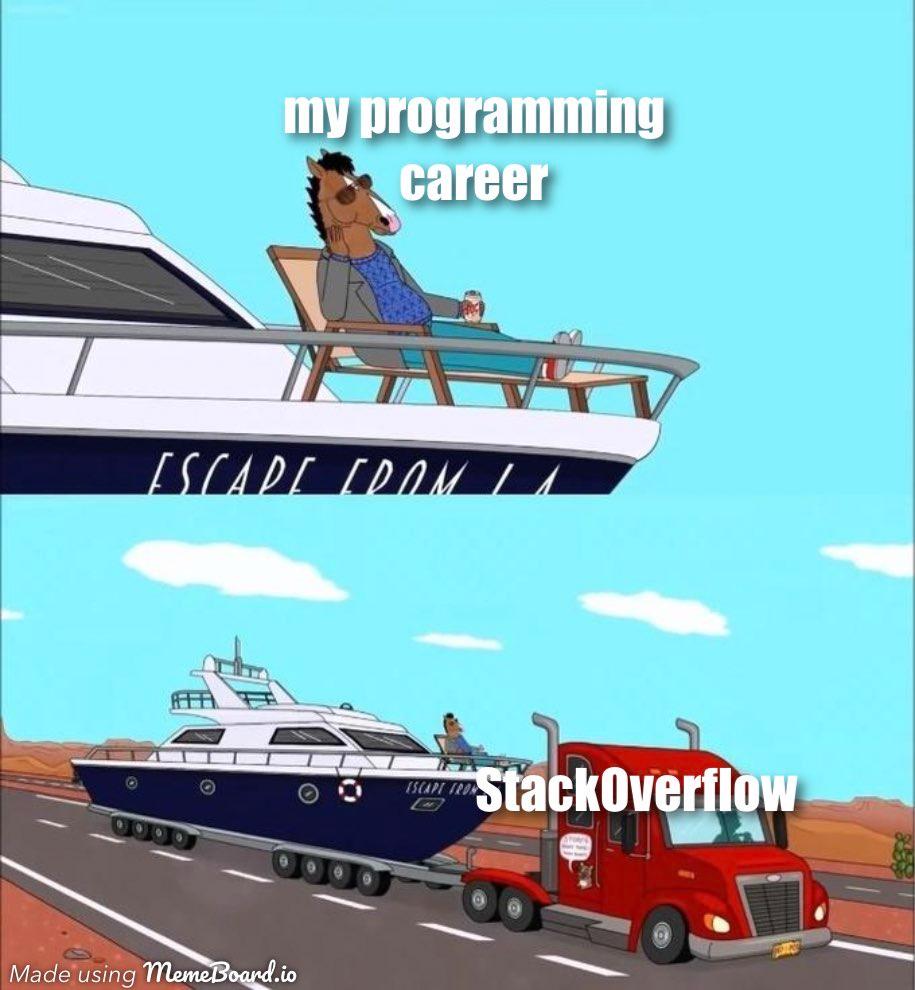 ** Impostor syndrome starts kicking in ** | ProgrammerHumor.io