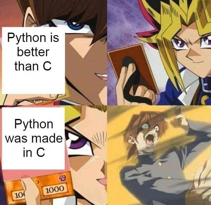 Rip Kaiba | python-memes | ProgrammerHumor.io