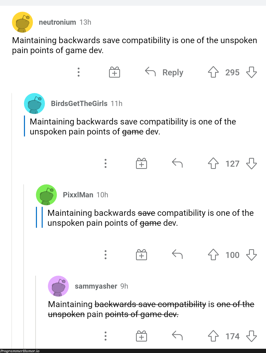 Found this on r/gamedev | rds-memes | ProgrammerHumor.io