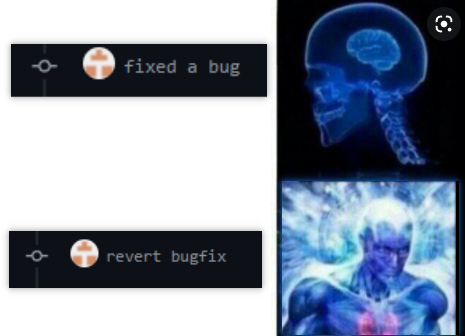 git commit -m "implemented more bugs" | bugs-memes, bug-memes, git-memes | ProgrammerHumor.io